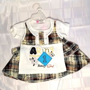 3 for $20 🐣💥 Host Pick - 2T 2 Piece T-shirt and Skirt Tartan Outfit